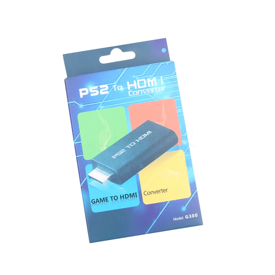 Высокое качество для PS2 Дисплей к преобразователь видеосигнала HDMI адаптер преобразования с 3,5 мм аудио Выход для ПК HDTV Поддержка 480i 576i 480 p