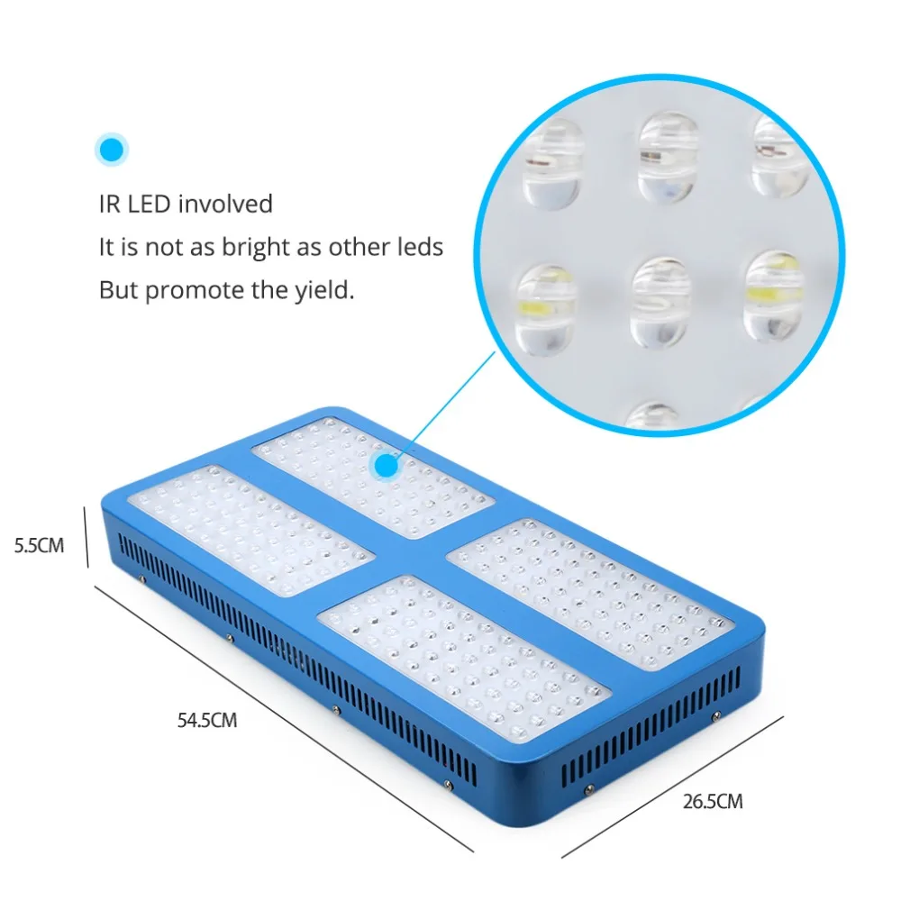 Полный спектр растений растут светодио дный Light 1000 Вт 2000 Вт 3000 Вт высокое Мощность светодио дный чипы phytolamp для растений Цветение Рост