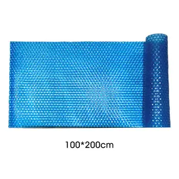 

100x200cm/100x300cm Solar Customize Swimming Pool Cover Easy Frame Pools Set Pool And UV Protected Dustproof Pond Cover Blue