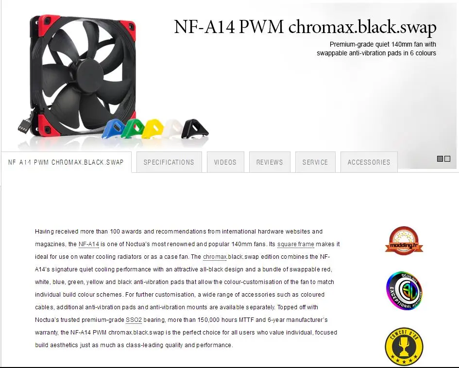 Noctua NF-A14 PWM chromax. black. Замена 14 мм 14 см вентилятор охлаждения компьютера/чехол для компьютера/вентилятор кулера/Вентилятор радиатора/компьютер