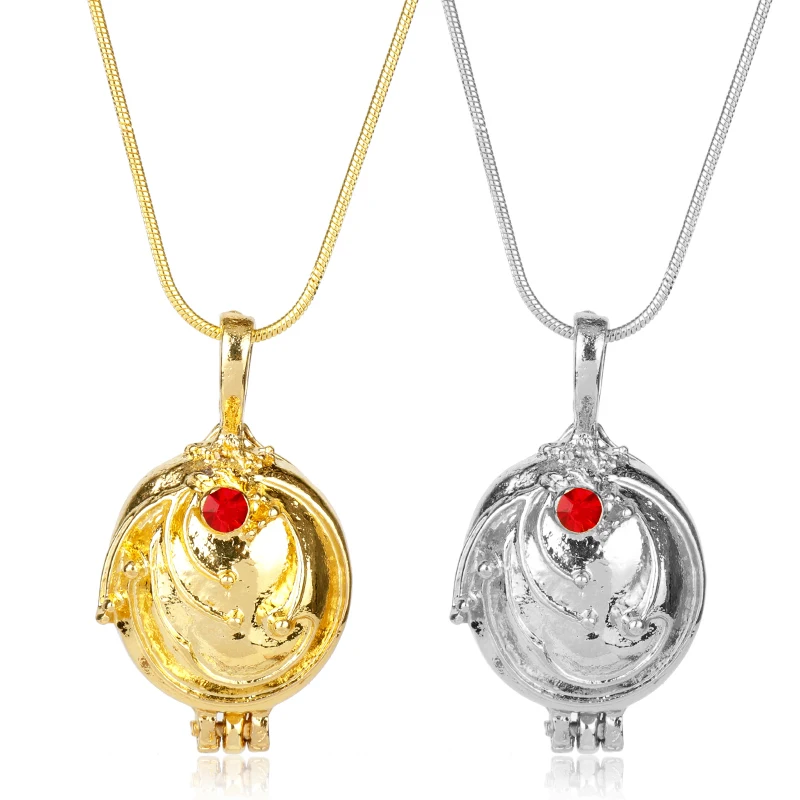 Gold Silver Pendent Necklace The Vampire Diaries Elena Vervain Jewelry Gift