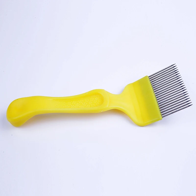 1PCS Stainless Steel and Plastic Bee Keeping Beekeeping Honey Comb Tine Uncapping Fork Scratcher | Дом и сад