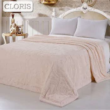 

CLORIS Bedspread Blanket Sofa Blanket Warm Soft Blankets For Sofa Bed Cars Portable Home Textile Blanket For Friend Wedding Gift