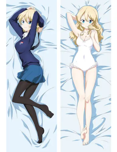 Чехол-Подушка для девочек с аниме и панзером Kay Girl Dakimakura Hugging Body 59&quot | Дом сад