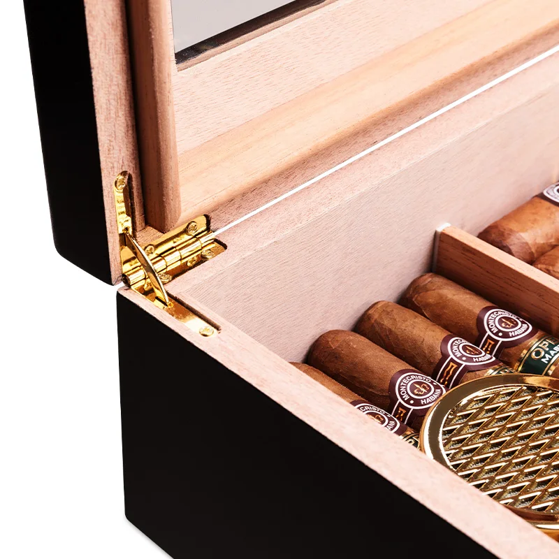 Большая емкость коробка для увлажнения сигары кубинская Cohiba x окрашенные
