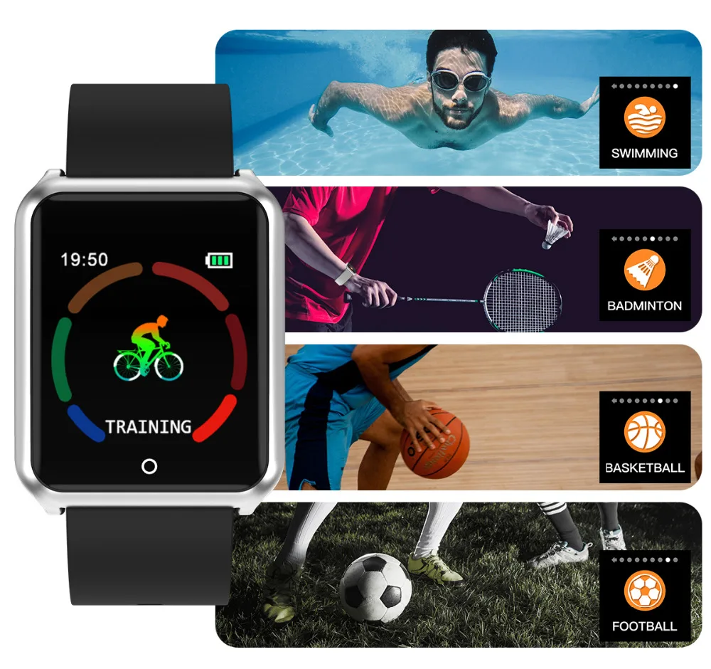 Спортивный умный Браслет M39, фитнес-трекер, часы с монитором сердечного ритма, водонепроницаемый смарт-браслет, счетчик шагов, счетчик калорий