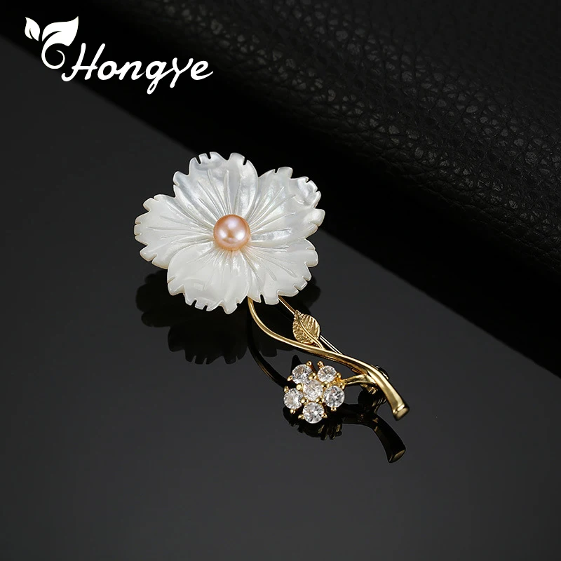 GEEZENCA 925 Sterling Silver Tulip Brooch Original Design Hollow Out Flower  Brooches Fine Jewelry For Women Gift Party