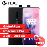 Global Rom Oneplus 7 Pro 6.67 inch 4000mAh Android 9 Smartphone Snapdragon 855 8GB RAM 256GB ROM Fingerprint NFC Mobile Phone