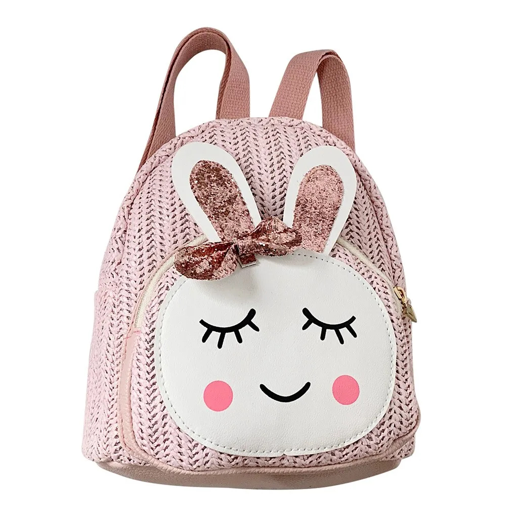 MUQGEW рюкзаки детские мини-сумки для мальчиков и девочек кролик соломенный наплечный Рюкзак Школьные сумки mochilas