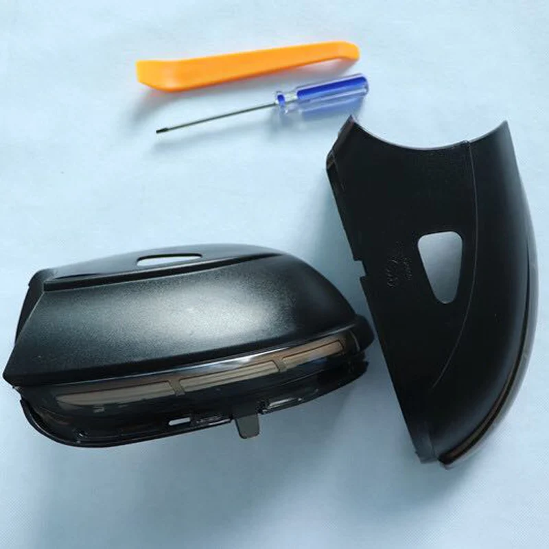 ELISHASTAR 1 Pair Flowing Turn Signal Side Wing Rear View Mirror Light