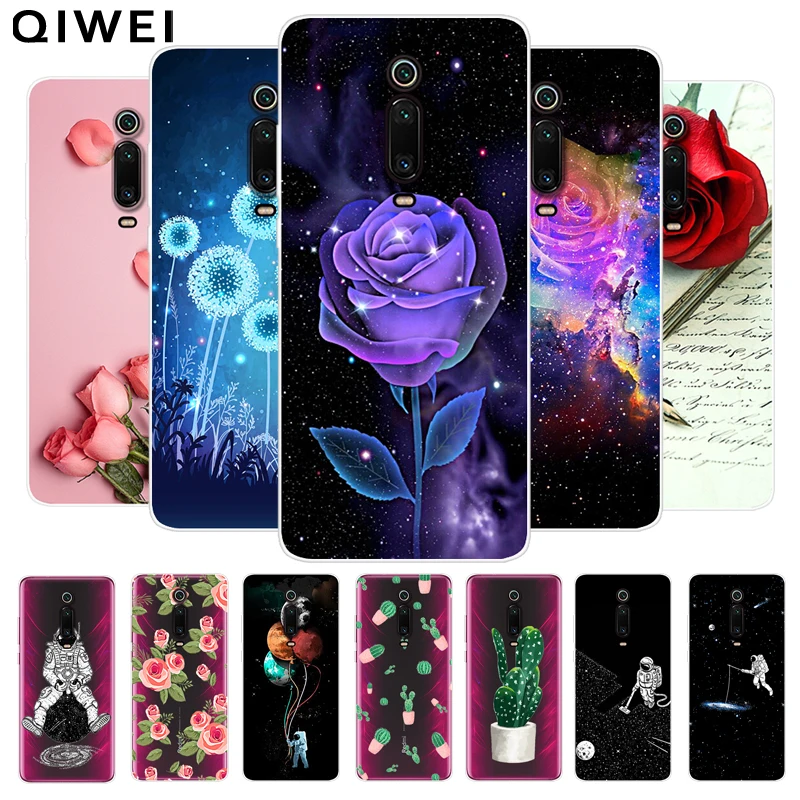 

For Xiaomi Mi 9T Case Flowers Cactus Soft Silicone Cover For Xiaomi Mi9T Pro Phone Back Cases Capas Coque On Mi9 T Mi 9 T 9TPro