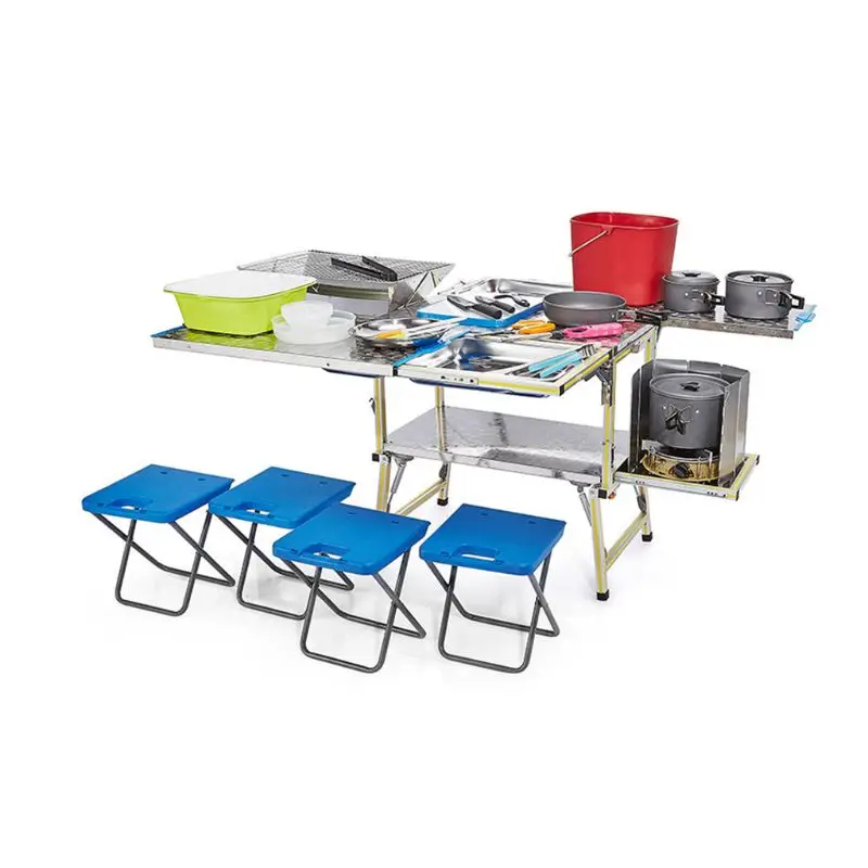 

Outdoor Camping Barbecue Foldable Stool Beach Fishing Folding Chair Portable Stainless Steel Plastic Seat