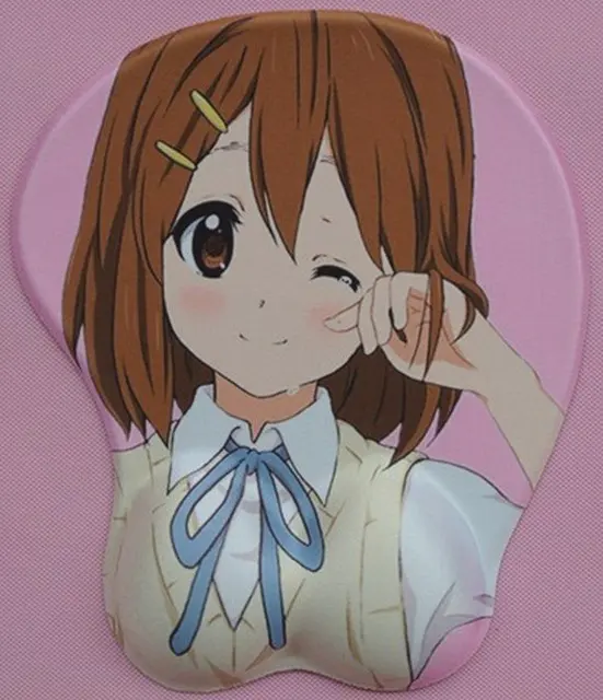 japanese anime k on 3d silicon mouse pad loli computer mouse mat