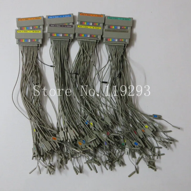 [SA]Hewlett ORIGINAL logic analyzer data cable, cable ( plug label