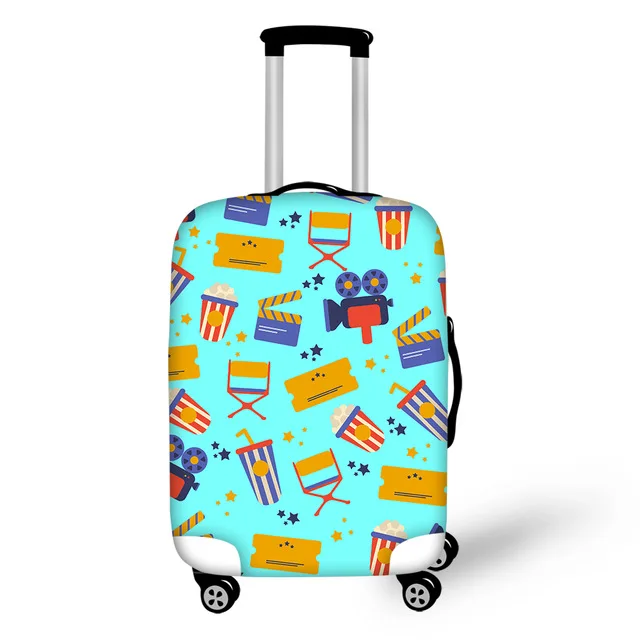 THIKIN Книги Печати Багажные Чехлы для чемодана Забавный дизайн путешествия багаж чехол пылезащитный багаж защитная сумка 18-30 дюймов - Цвет: CC4393
