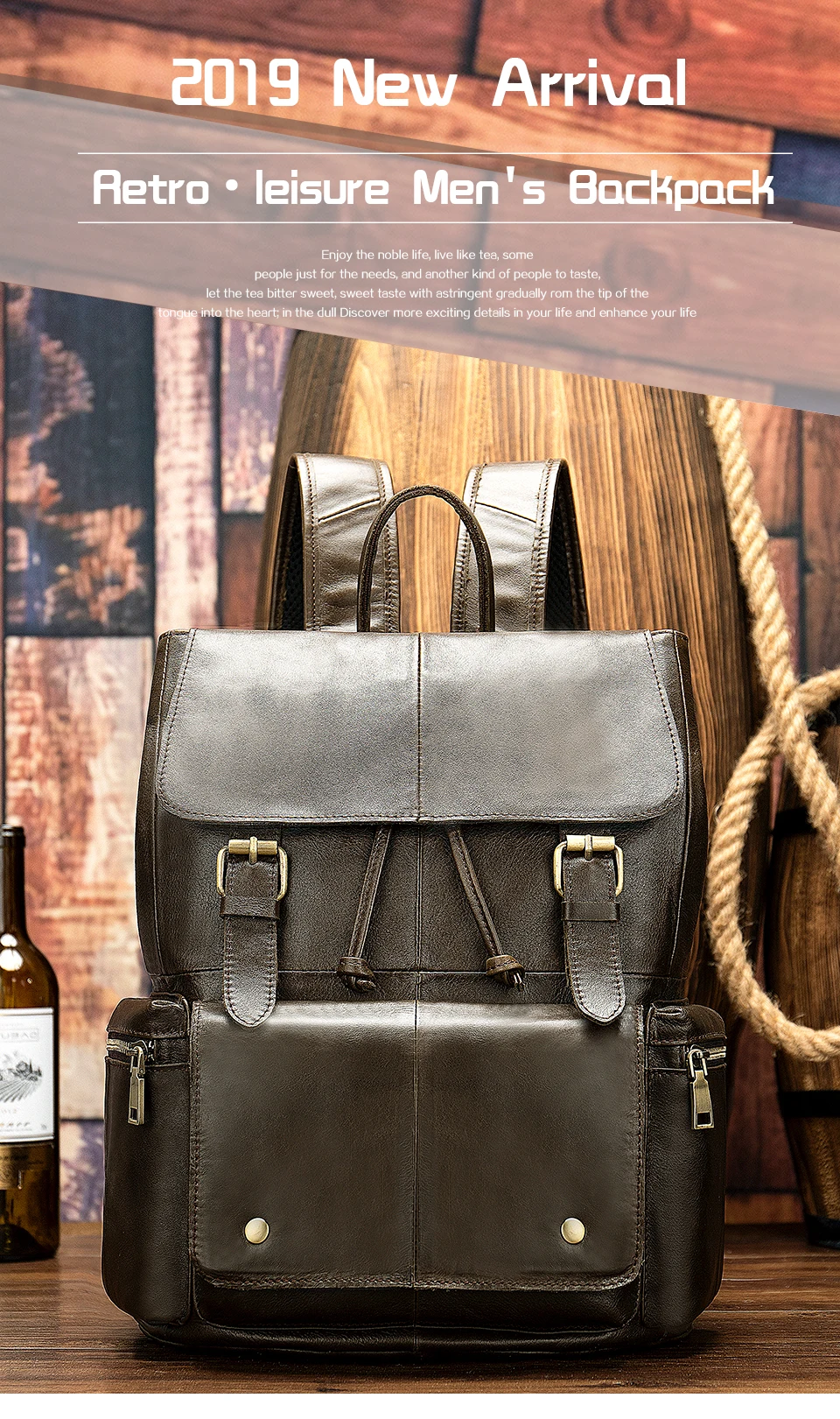 -1_01MVA Men's Anti Theft Backpack for Laptop Waterproof Cowhide Leather Large Capacity Travel Backpacks for Men Boys Bags 3057