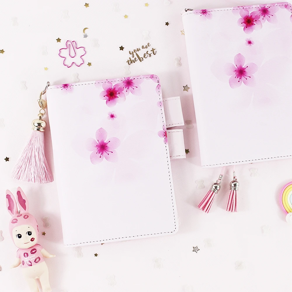 Yiwi A6 Cute Kawaii Notebook Cartoon Cute Lovely Journal Diary Planner Notepad for Kids Gift Korean Stationery