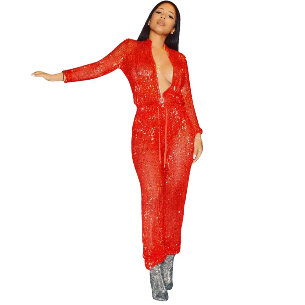 shiny silver jumpsuit