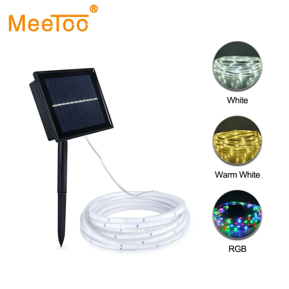 Светодиодная лента SMD2835 на солнечной энергии водонепроницаемая 100Led лампа
