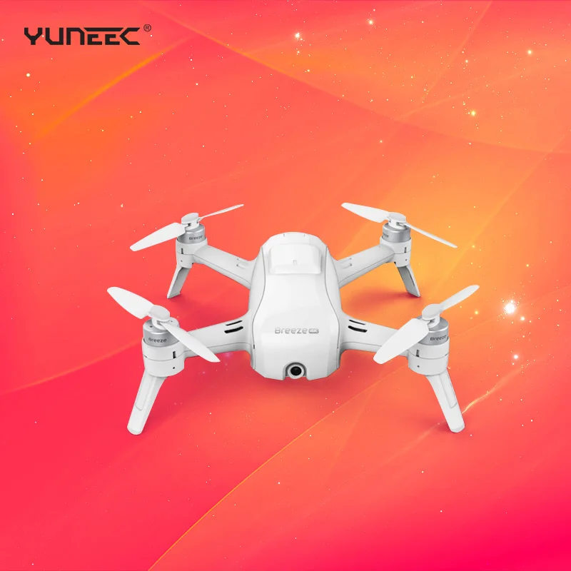  Yuneec Breeze Selfie Drone With 4K HD Camera APP Control RC Quadcopter Drone pk Ehang V2.0 ghost  DHL EMS Free 