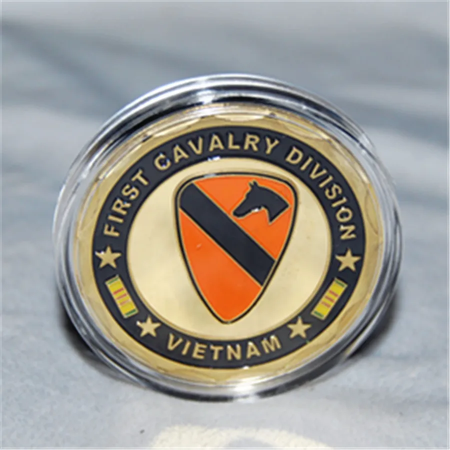 US ARMY 1st CAVALRY DIVISION "The First Team!" Challenge Coin 