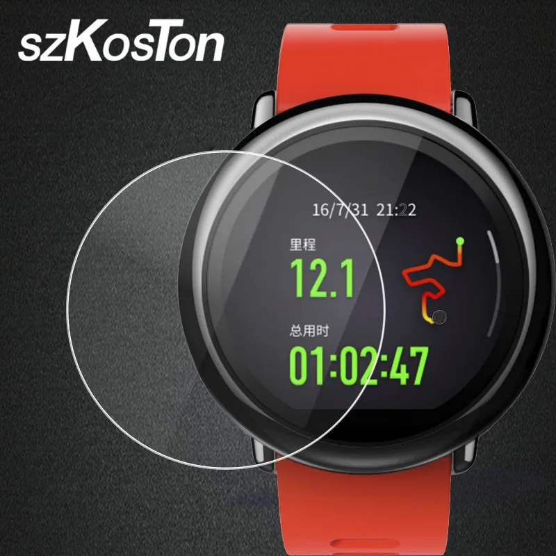 

2Pcs/lot For Xiaomi Huami Amazfit Pace Tempered Glass 9H Explosion Proof Screen Protector Glass Film For Huami Amazfit Pace Film