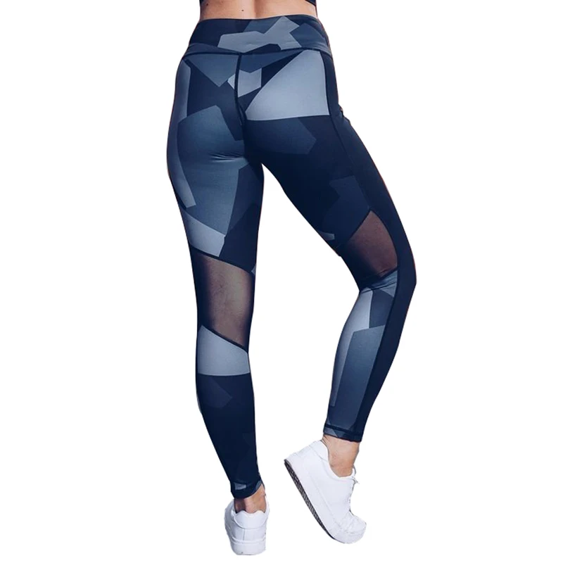 

2018 Yoga Pants Women Sexy High Waist Sport Leggings Printed Leggings Sport Fitness Workout Running Pants Sport Tights Trousers