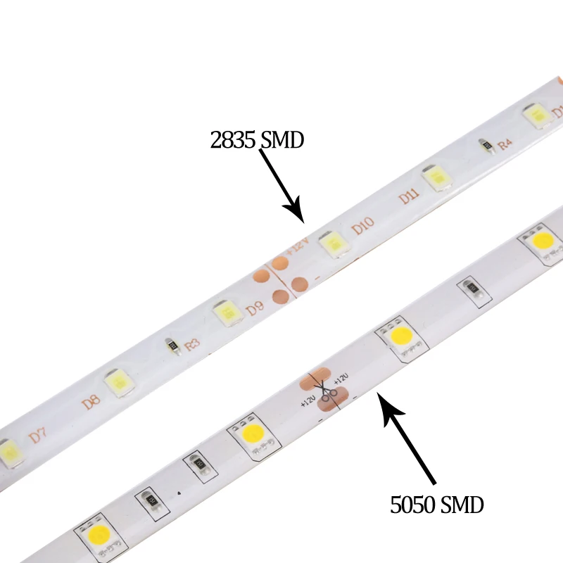 5 м 300 светодиодов без водонепроницаемости RGB Светодиодная лента светильник 2835 5050 12 В постоянного тока 60 светодиодов/м Fiexble светильник Светодиодная лента лампа для украшения дома