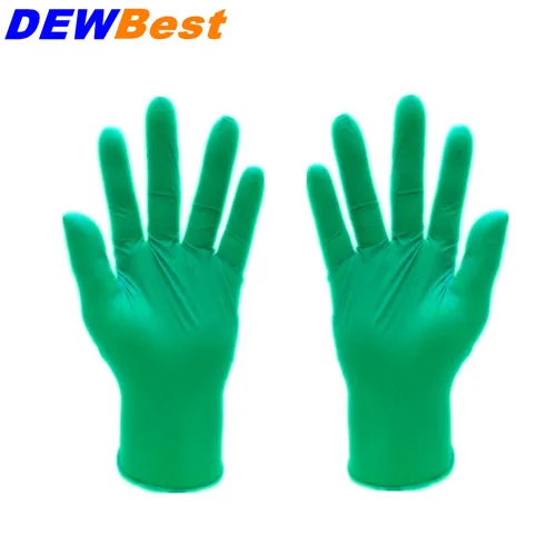 CE FDA зеленые нитриловые перчатки/Одноразовая Нитриловая Перчатка/перчатки для исследования нитрила латексная Заводская Цена Пищевая перчатка для обработки - Цвет: Yi Ci  Green 25pairs