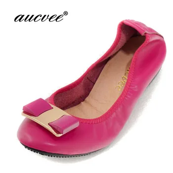 

2019 Fashion patent bowknot flat shoes genuine calf leather Casual shoes round toe loafers comfortable women shoes