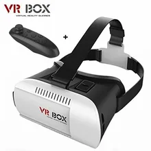 2016 VR BOX Google Cardboard 3D Glass Virtual Reality Glasses + Bluetooth Remote Controller Adjustable for 4~6 Inch Cellphones