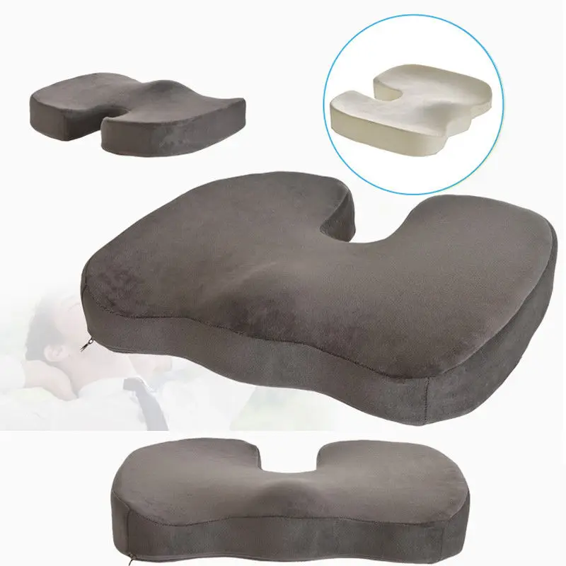 Дышащая подушка для сидения для путешествий Ортопедическая подушка из пены с эффектом памяти массажное кресло подушка для автомобиля офисное украшение дома