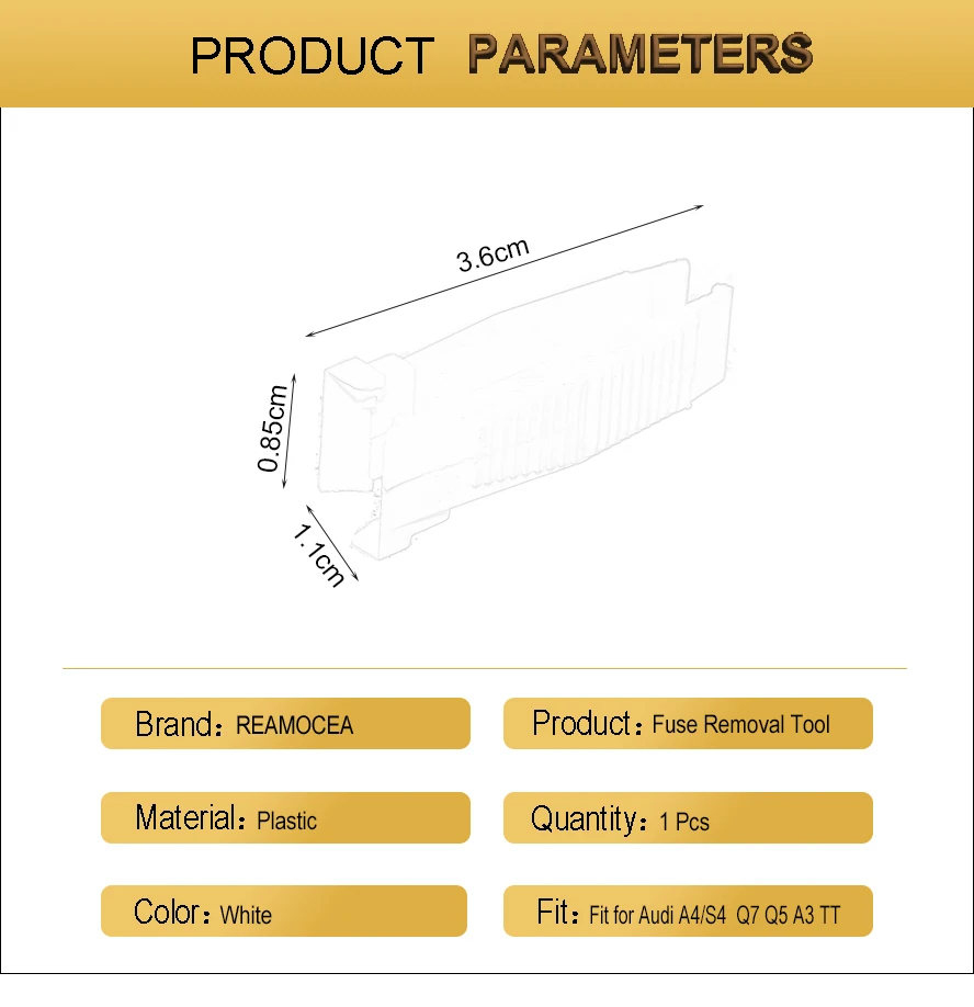 Reamocea 1Pc 8D0941802 8D0 941 802 Fuse Relay Puller Removal Assembly Tool Fit For VW Passat Golf Audi Skoda Europe Fabia Altea (11)