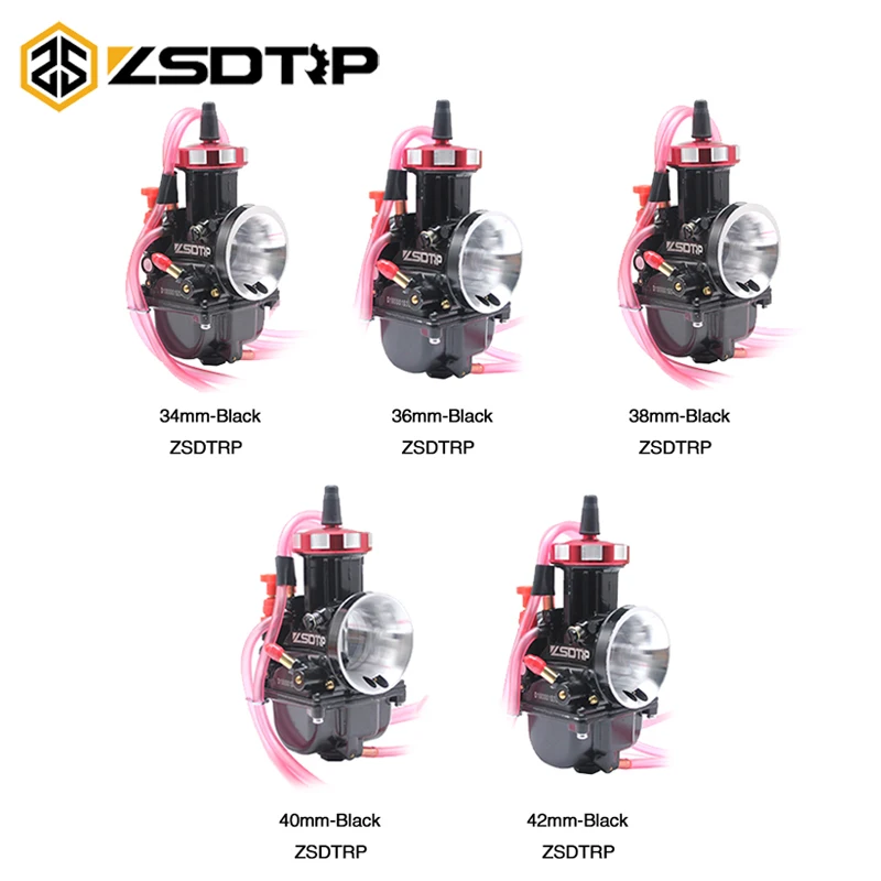 

ZSDTRP PWK 34 36 38 40 42 mm Carburetor Motorcycle Air Striker For ATV Buggy Quad Go Kart Dirt Bike Fit On 2T 4T JOG DIO