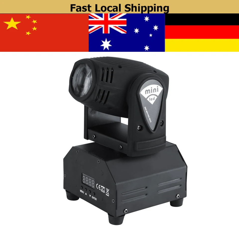 

2pcs/Lot 50W LED RGBW Moving Head Stage Light DMX512 Disco DJ Party Effect Lights 220~240V Disco Party LED Stage Light