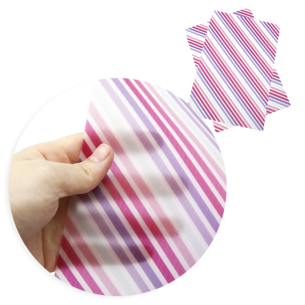 

David accessories 20*34cm Jelly Flower Dot Stripped Fruit Synthetic Leather For Hair Bow DIY Project Handbag Shoes,1Yc6511