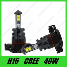 10 шт белый свет 6000 K cree чип ХТЕ 40 W h16 светодиодный H4 H7 H11 светодиодный высокое Мощность свет 720LM туман свет 12 V 24 V