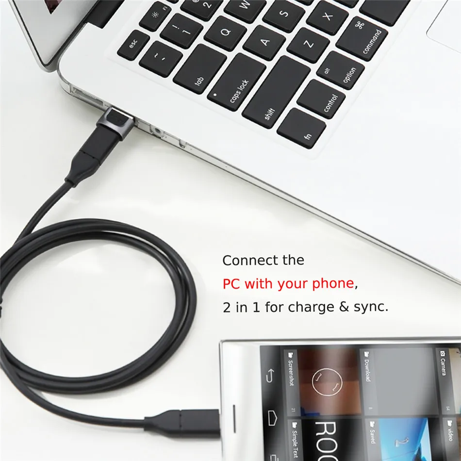 ROCK Micro USB адаптер USB-C 3,1 OTG конвертер тип-c переключатель для Android смартфон зарядное устройство разъем для передачи данных