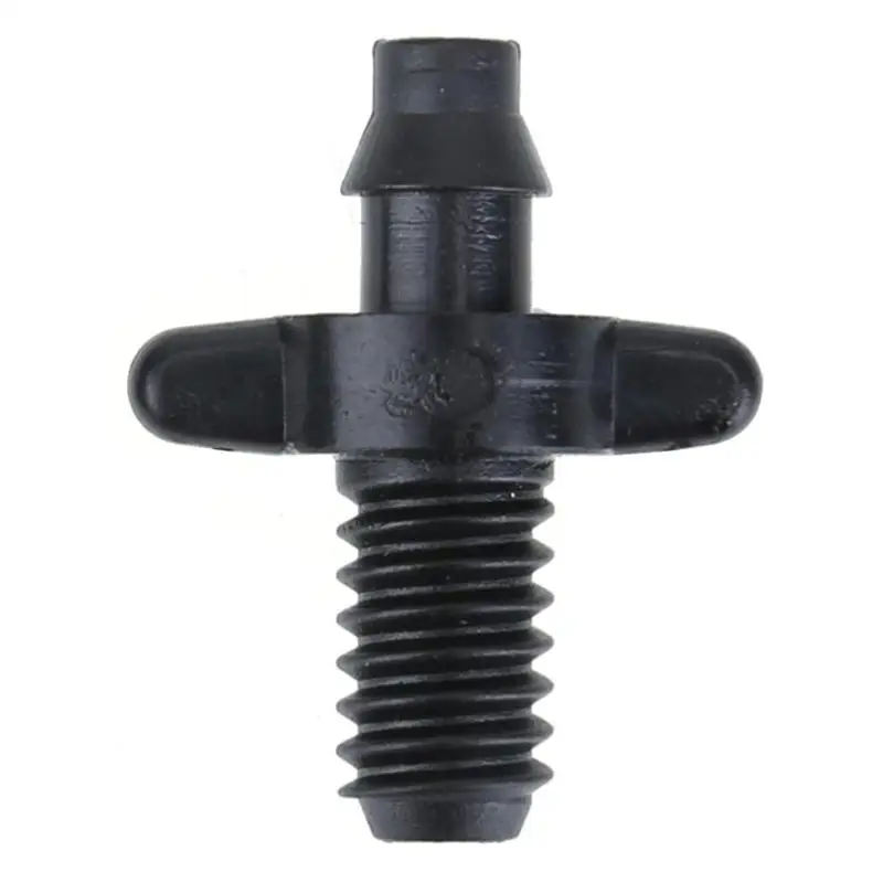 

50/100Pcs 6mm Single Barbed Connector for 4/7mm PVC Hose Home Garden Drip Irrigation Fittings Watering Hose Connector