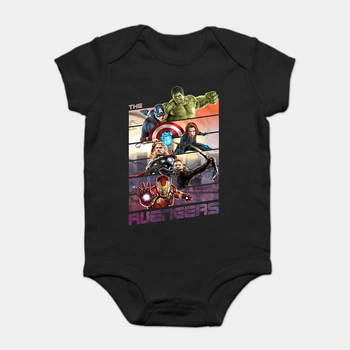 

Baby Onesie Baby Bodysuits kid t shirt Funny novelty Avengers Avengers Bars