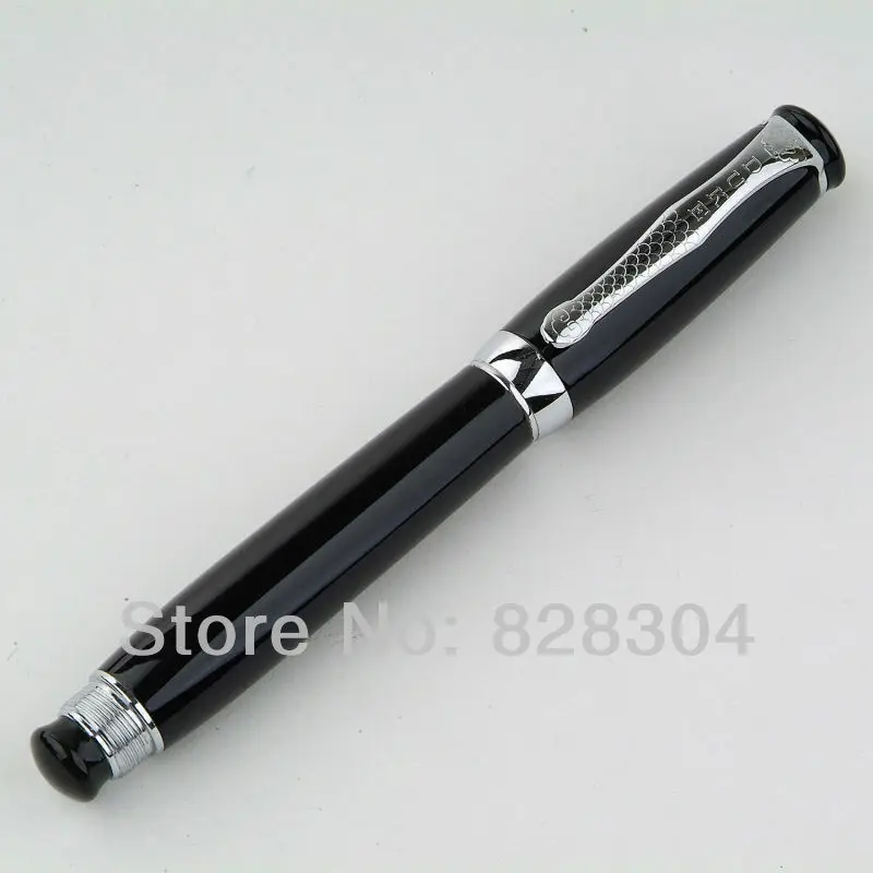 FREE SHIPPING DUKE 619 NOBLE MENTOR PRIEST BLACK AND SILVER BROAD NIB FOUNTAIN PEN sim racing mentor g295 g27 g29 g920 pc usb handbrake