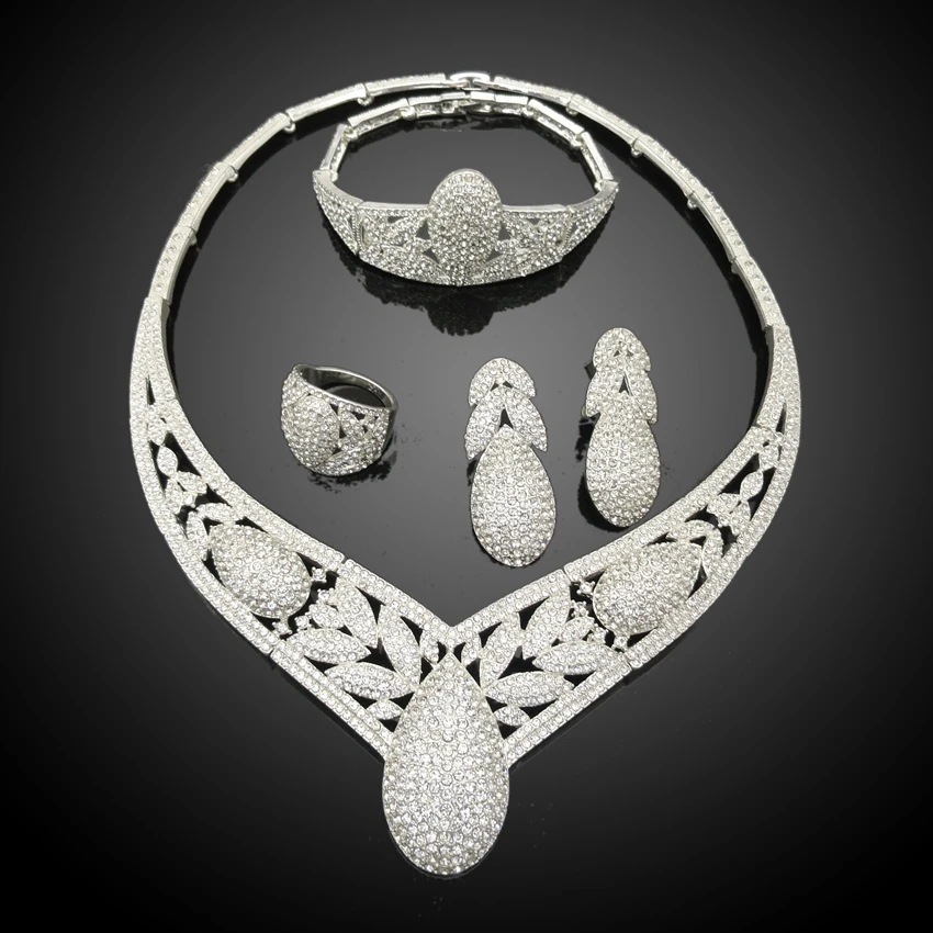 2018 Dubai Custom Jewelry African High Quality CZ Jewelry Jewelry Sets