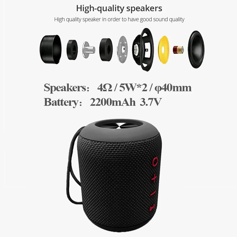 

Wireless Bluetooth Speaker X9 Portable Loudspeaker 10W Sound System 3D Stereo Music Surround Subwoofer Soundbar Computer Speaker