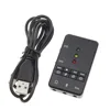 כרטיס קול USB כולל כבל
