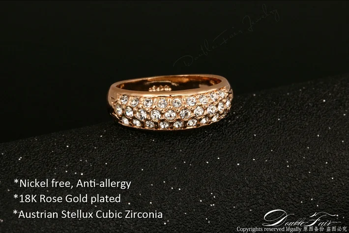 Обручальные кольца с кубическим цирконием для женщин, розовое золото/серебро, кристалл, модный бренд, свадебные украшения, anel DWR061M
