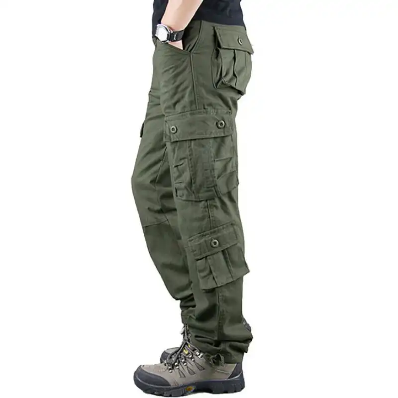 mens military cargo trousers
