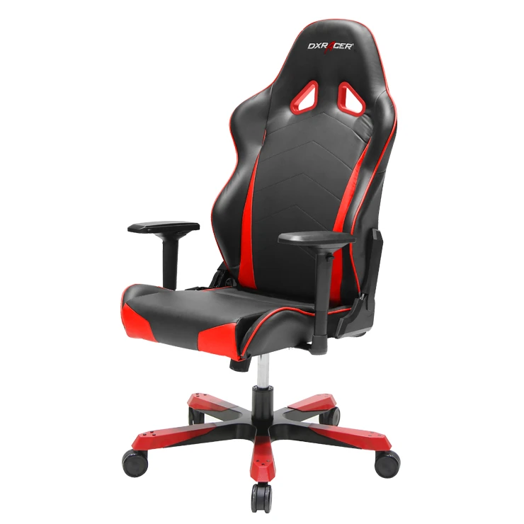 DXRacer OH/TS29/NR Big and Tall Office Chairs For Heavy People PU Computer Chair(Black/Red) (1)