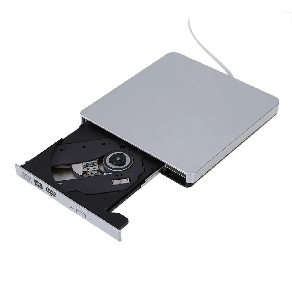 

USB 3.0 External Drive DVD CD Computer DVD-ROM 8X CD-ROM 24X Burner Writer Recorder for Windows Laptop Desktop