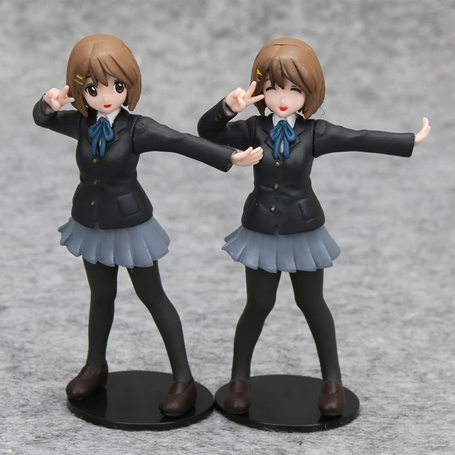 Anime 6pcs/set K-on! Figure Akiyamn Mio Yui Hirasawa Tainaka Ritsu Kotobuki  Tsumugi Collectible Model Kids Toys - AliExpress