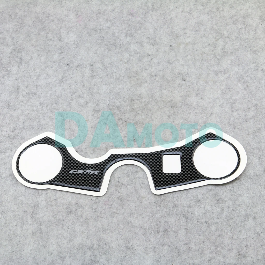

Motorcycle Central Console Carbon Fiber 3M Emblem Adhesive Protection Plate Fork Decal Stickers For Suzuki GSXR750 600
